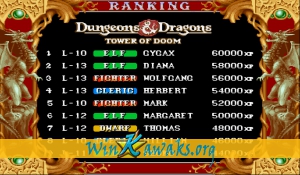 Dungeons and Dragons: Tower of Doom (Hispanic 940125) Screenshot Dungeons and Dragons: Tower of Doom (Hispanic 940125) Screenshot