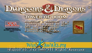 Dungeons and Dragons: Tower of Doom (Hispanic 940125) Dungeons and Dragons: Tower of Doom (Hispanic 940125)