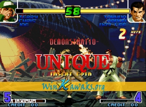 The King of Fighters 10th Anniversary 2005 Unique (hack) Screenshot The King of Fighters 10th Anniversary 2005 Unique (hack) Screenshot