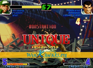 The King of Fighters 10th Anniversary 2005 Unique (hack) Screenshot The King of Fighters 10th Anniversary 2005 Unique (hack) Screenshot
