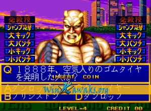 Quiz King of Fighters Screenshot