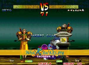 Samurai Shodown III (set 2) Screenshot Samurai Shodown III (set 2) Screenshot