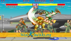 Street Fighter II - The World Warrior (US 910522 G) Screenshot