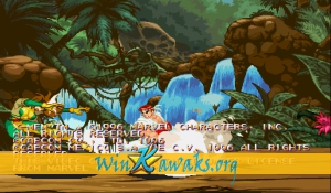 X-Men Vs. Street Fighter (Hispanic 961004) Screenshot